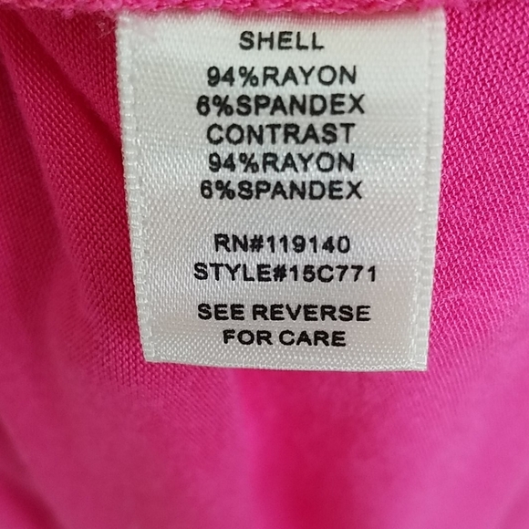 Sundress Maxi Fringe stretch Pink bodycon black - Picture 10 of 10